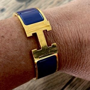 Hermes click clack bracelet.